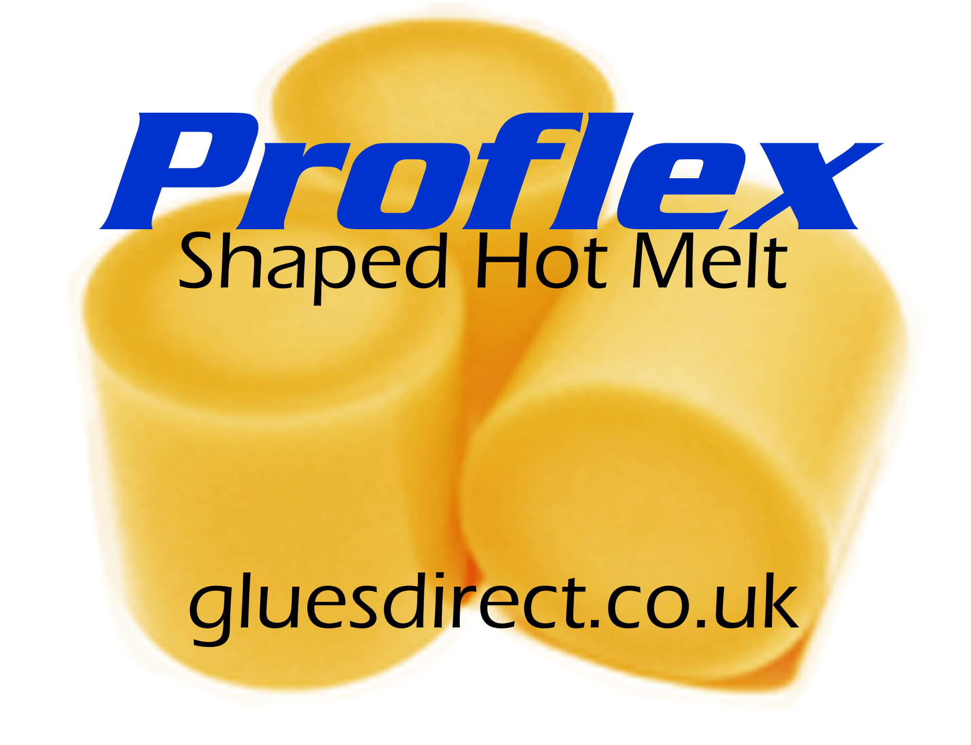 Proflex 101 43mm Tan Packaging Hot Melt Glue Slugs - Tan